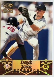 Pacific Crown Royale Diamond Knights #15 1998 Derek Jeter Salón de la Fama de los Yankees - Imagen 1 de 5