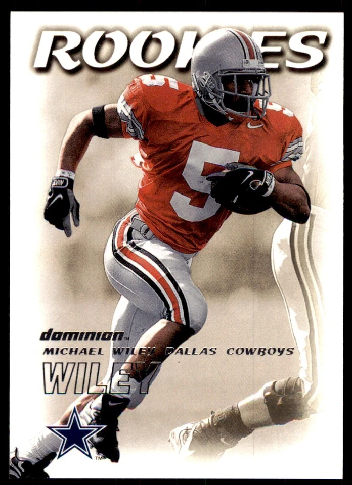 2000 FLEER DOMINION MICHAEL WILEY DALLAS COWBOYS #206 - Image 1 of 2