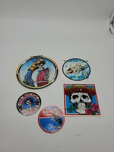 Grateful Dead Sticker Lot of 5 - 3-6 inch - Vintage 1987 - Picture 1 of 7