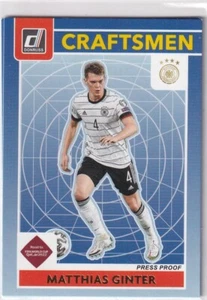 Panini Road Qatar 2021-22 Donruss Craftsmen No. 5 Matthias Ginter Press Proof - Bild 1 von 2