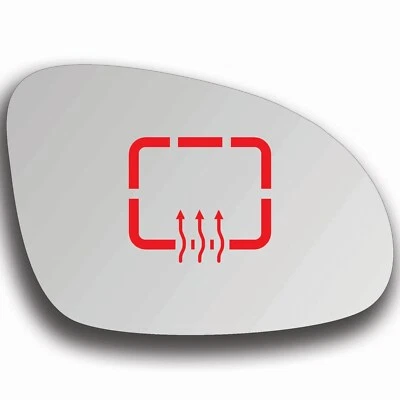 Cristal de espejo del lado derecho del pasajero calefactable para VW Passat B6 2005 - 2010 - Imagen 1 de 3