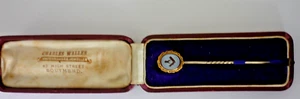 Antike Box Freimaurer Hartstein Intaglio Stecknadel - Bild 1 von 17