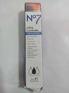  No7 Lift & Luminate TRIPLE ACTION Eye Cream 0.5oz. (15ml) 