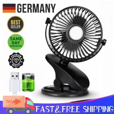 Mini Grow Ventilator mit Clip Klemme + Standfuß Clipventilator für Grow Zelt Box - Bild 1 von 4