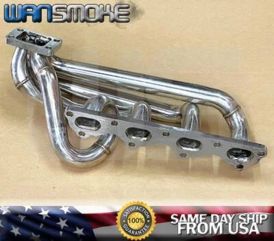 Stainless Turbo Manifold T3 for 1989+ Volvo 940 740 240 B234 2.3L Dohc 16v B204 - Bild 1 von 2