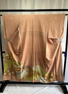Vintage Japanese kimono - Beautiful Silk Kimono robe - Picture 1 of 11