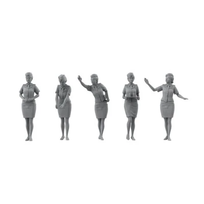 SSMODEL 1:72 Train Conductor 5pcs - Image 1 of 2