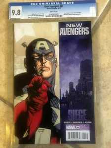 NEW AVENGERS #58 & #60 & #61 & #63 ALL are cgc 9.8 SIEGE x-over soft slabbed '10 - Picture 1 of 4