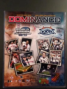 New England Patriots and Boston Red Sox DOMINANCE 8X10 PHOTO - Picture 1 of 1