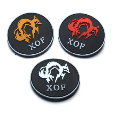 METAL GEAR SOLID MGS5  XOF PVC Hoop&Loop Patch - Image 1 of 2