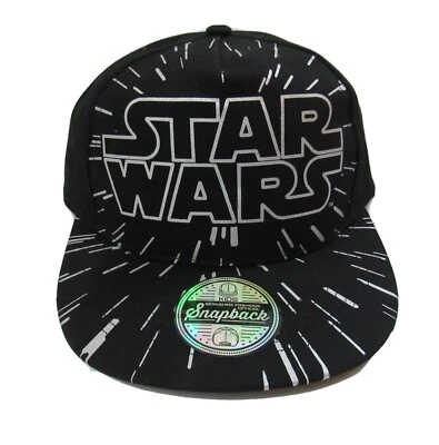 Gorra Disney Star Wars Negra Snap Back Talla Única Nueva con Etiquetas Foto 1 de 3