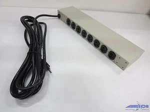 APC M09RM RACK PDU 1U 15A 120V, MULTIPLE OUTLET UNIT, HDW INCLUDED - Picture 1 of 3