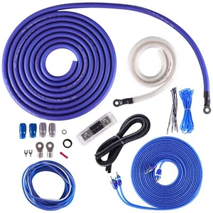 1/0 Gauge OFC Complete Amplifier Installation Wiring Kit, SKAR0ANL-OFC - Picture 1 of 6