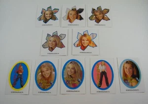 10 ~ BRITNEY SPEARS ~ 3-1/2" TO 4" WINDOW CLINGS 1999 BRITNEY BRANDS INC. - Picture 1 of 12