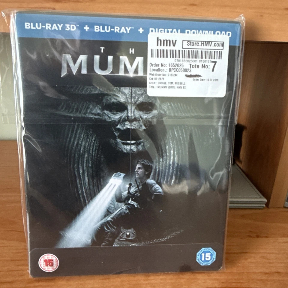 THE MUMMY (TOM CRUISE) - UK EXCLUSIVE 3D + BLU RAY STEELBOOK - NEW & SEALED - Image 1 of 2