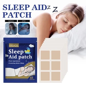 Sleep Patches for Adults 48 Stickers Sleep Time Patches Skin-Friendly - Picture 1 of 6
