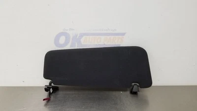 07 BMW M5 E60 SUN VISOR LEFT DRIVER BLACK CLOTH - Image 1 of 4