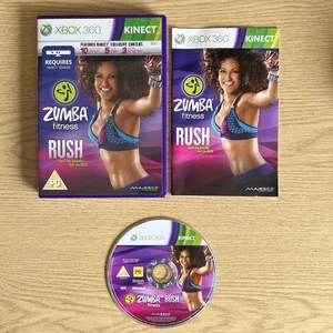 Zumba Fitness Rush (Microsoft Xbox 360, 2012) gioco Kinect CIB completo testato - Foto 1 di 7