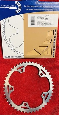 Inner Specialites TA Alize 46T chainring 130BCD 5-arm 9 & 10 Shimano Campagnolo - Image 1 of 4