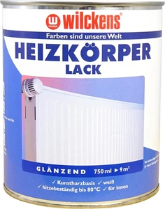 Wilckens Heizkörperlack 750 ml Lack Heizkörperfarbe Malerlack weiß Heizung  - Bild 1 von 1