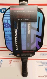 Selkirk SLK Latitude 2.0 Pickleball Paddle Graphite Comfort Grip Blue & Black - Picture 1 of 2