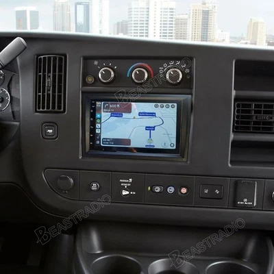 2+64G For 2008-2024 Chevrolet Express Apple CarPlay Android15 GPS Radio Stereo - Image 1 of 4