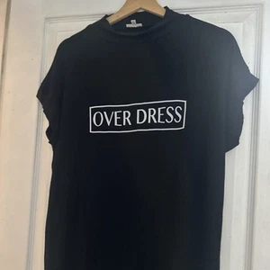 River Island Women’s Black T-Shirt Dress Size 8 - Picture 1 of 6