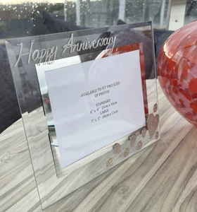 Marco de fotos de regalo de 5º aniversario de boda clavija de paisaje (flor) - Imagen 1 de 1