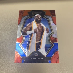 Apollo Crews 2023 Panini Select WWE Premier Level Red & Blue Retail Base #172 - Picture 1 of 2