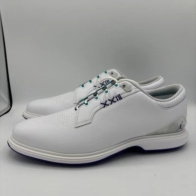 Nike Jordan ADG 5 Golf Shoes Mens Size 11 White Grape Ice Spikeless Sneakers - Image 1 of 4