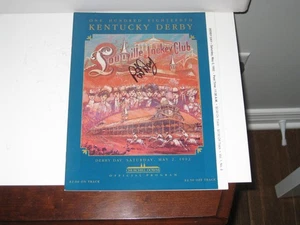 Autographed 1992 Kentucky Derby Program by HOF--Pat Day - Picture 1 of 5