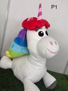 Peluche Unicorno Arcobaleno Inside Out Disney Store 16” Pixar Imbottito Morbido Bianco - Foto 1 di 7