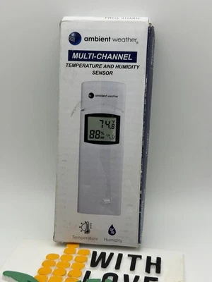 Ambient Weather WH31E  Indoor Temperature Humidity Sensor For WS 3000 2000 1550 - Image 1 of 3
