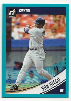 2018 Donruss Aqua Tony Gwynn /199 #165 - Image 1 of 2