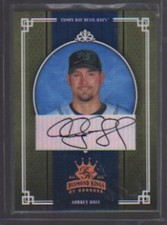 AUBREY HUFF 2005 DIAMOND KINGS SIGNATURES #402 AUTO 10/50