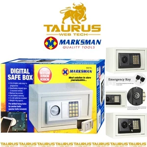 MARKSMAN LARGE Secure Digital Safe Box Oficina en casa Dinero en efectivo Seguridad Seguridad Reino Unido - Imagen 1 de 5