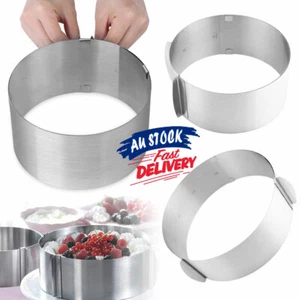 6"-12" Bread Loaf Pan Round Cake Mold Adjustable Baking Mould Bakeware Tins - Picture 1 of 10