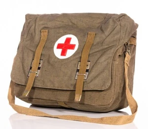 UdSSR Army Medical First Aid Bag Military Combat Nurse Red Cross NOS 1980s - Bild 1 von 9