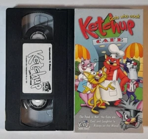 Ketchup Cafe Cats Who Cook VHS 1997 - Picture 1 of 8
