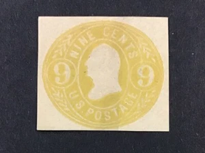 US 1865 VF MH Cut Square Sc# U66 , (W49) - Picture 1 of 2