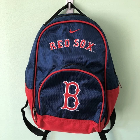 Vintage Nike Team Boston Red Sox Mini Backpack Kids Embroidered MLB Licensed Bag Cover