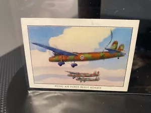 Royal Air Force schwerer Bomber #33 Flugzeuge Serie B 1940-1942 Flügelkarte T87-B - Bild 1 von 2