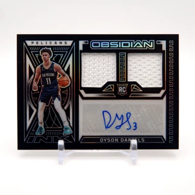 2022-23 Panini Obsidian DYSON DANIELS Rookie Jersey Ink RPA #d / 99 #RJI-NDD - Image 1 of 2