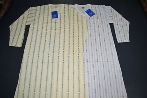 Herren Nachthemd Nachtwäsche langarm Longshirt Baumwolle...Größe M,L,XL,XXL - Bild 1 von 12