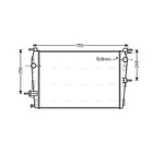 Radiator RT2458 AVA 214100014R 214100067R 8660003475