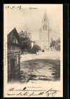 CPA Prayssac, Eglise et Poids Public 1905 