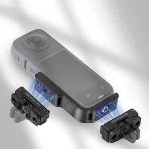 For Insta360 X5 X4 horizontal and vertical shooting bracket magnetic adapter - Picture 1 of 13