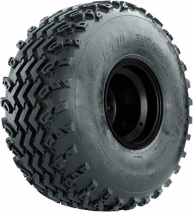 GTW 8" Matte Black Steel Golf Cart Wheels on 22x11-8 Rogue All Terrain Tires (4) - Picture 1 of 7