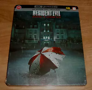 RESIDENT EVIL WELCOME TO RACCOON CITY 4K UHD+BLU-RAY STEELBOOK NUEVO PRECINTADO - Bild 1 von 3