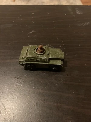 vintage 1973 Matchbox diecast Lesney England Rolamatics No 28 Stoat Tank - Image 1 of 4